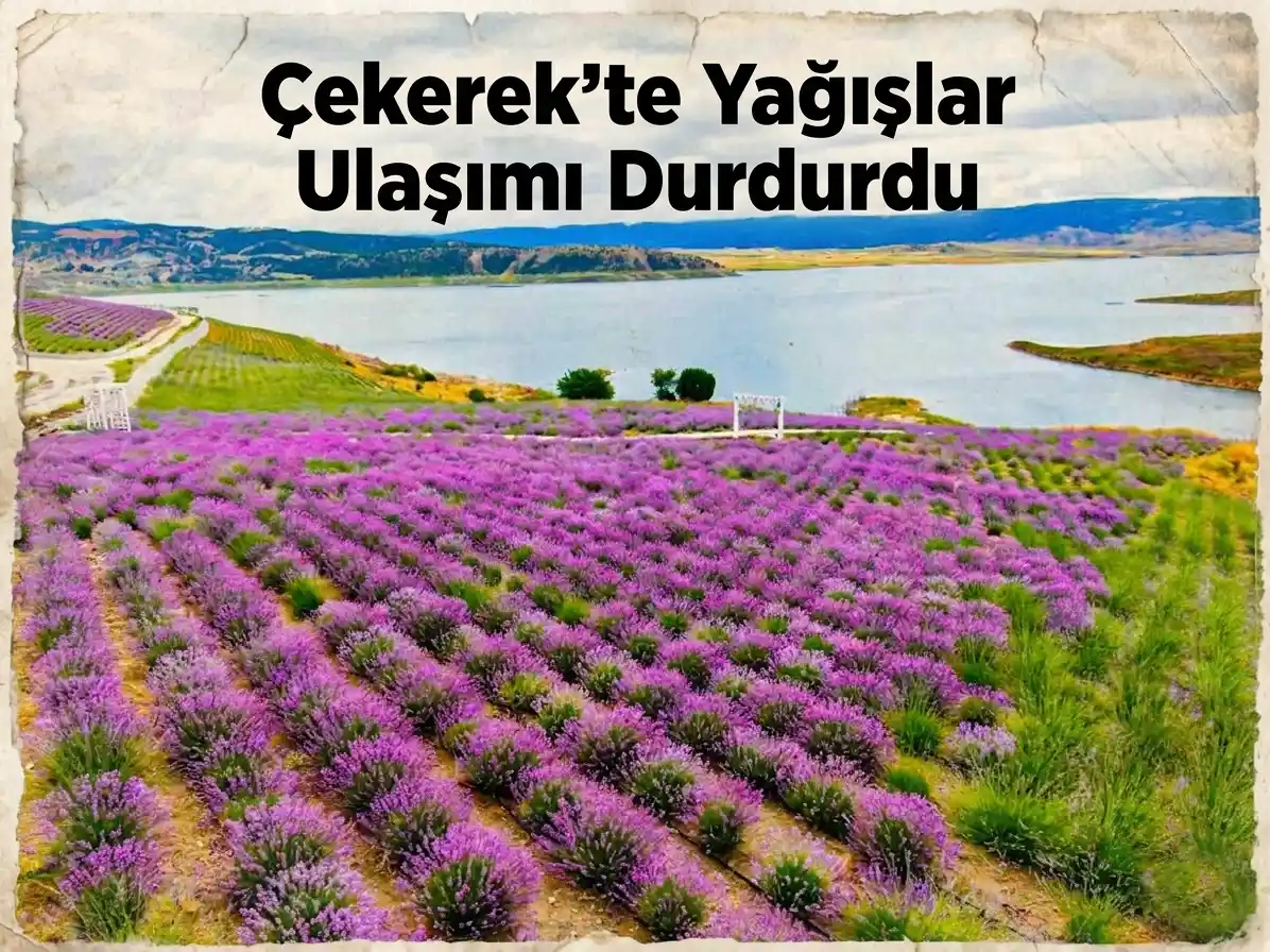 Çekerek'te sağanak yağışlar bazı güzergâhları su altında bıraktı. Lavanta Adası ve Cemaloğlu köyü yolu göle döndü. Hamzalı'daki alternatif yol da çamur nedeniyle geçilmez oldu. Köye ulaşım sandalla sağlanıyor. Bayram ziyaretine gelenler manzarayı görünce şaşkına döndü